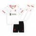 Camisa de Futebol Liverpool Cody Gakpo #18 Equipamento Alternativo Infantil 2024-25 Manga Curta (+ Calças curtas)